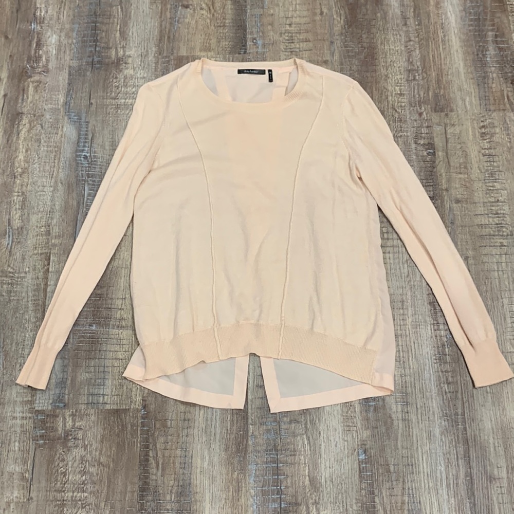 Champagne long sleeve shirt